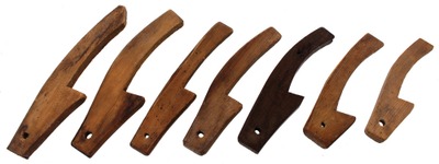 Unmarked: Stepped Set Of Six Cooper's Stave Gauges