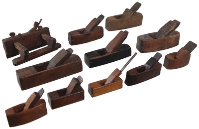 Assorted Makers: Lot Of Asst. Wooden Woodworking Planes