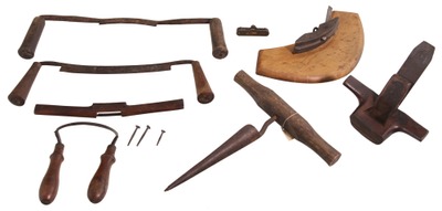 Assorted Makers: Lot Of Clean & Usabl Coopers' Tools