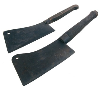 Assorted Makers: Two 10" Cutting Edge Cleavers