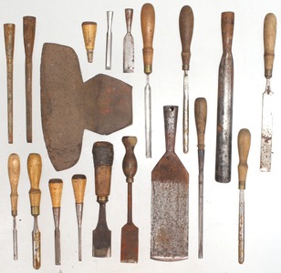 Assorted Makers: Lot Of Asst. Early Edge Tools