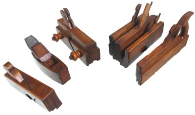 Assorted Makers: Lot Of Clean & Usabl Woodworking Planes