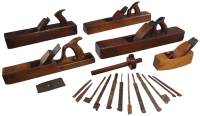 Assorted Makers: Wkg. Set Of Wooden Bench Planes