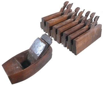 M. Crannell, Albany, New York: Seven Clean & Usabl Bead Molding Planes