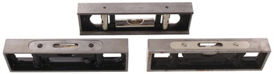 Assorted Makers: Three Six-Inch Size Cast Iron Levels