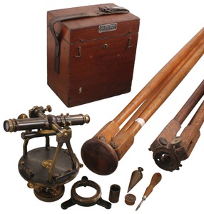 E.G. Soltmann, New York, New York: Late 19th C. Surveyo Level