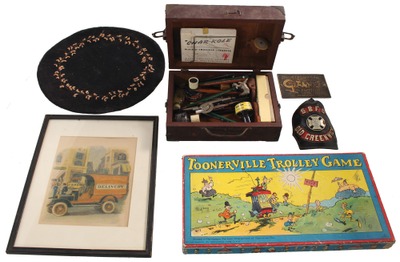 Milton Bradley Company, Springfield, Massachusetts: "Toonerville Trolley Board Game