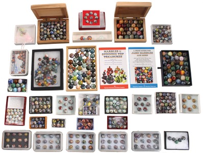 Assorted Makers: Coll. Of Recently Made Marbles
