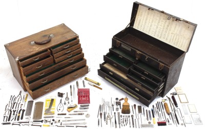 Assorted Makers: Two Clean Machinist' Tool Chests