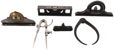 Assorted Makers: Lot Of Precision Layout Tools