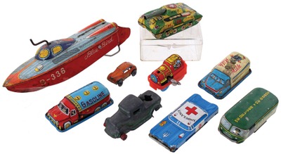 Assorted Makers: Lot Of Assorted Tin Toys