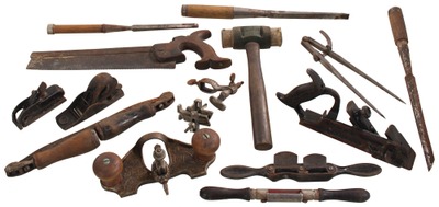Assorted Makers: Lot Of Clean & Usabl Woodworking Tools