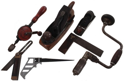 Assorted Makers: Lot Of Clean & Usabl Woodworking Tools