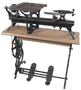 William X. Stevens, Brookfield, Massachusetts: Combination Table Saw And Lathe