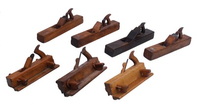 Assorted Makers: Seven Baltimore Mkr. Woodworking Planes