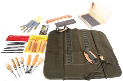 Assorted Makers: Lot Of Carving Tools And Accessories