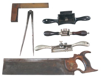Assorted Makers: Lot Of Clean & Usabl Woodworking Tools