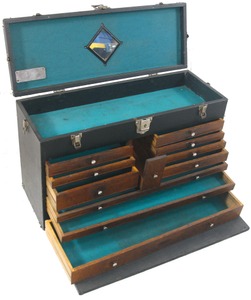 Gerstner, Dayton, Ohio: Massive Oak Tool Chest