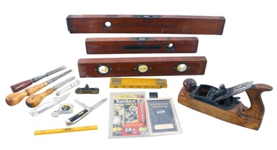 Stanley Rule & Level: Lot Of Assorted Collectble Tools