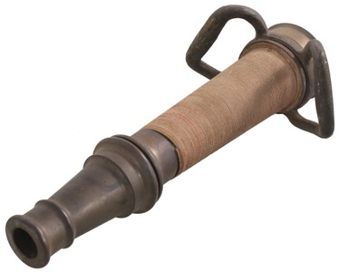 Unmarked: Early Brass Fire Hose Nozzle