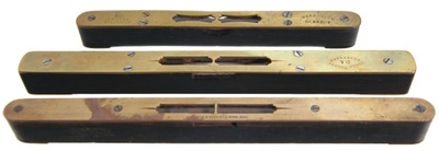 Assorted Makers: Three British Type Spirit Levels