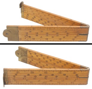 Chapin-Stephens Company, Pine Meadow, Connecticut, No. 79 3/4: Unusal Board Meas. Folding Rule