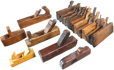 Assorted Makers: Lot Of Asst. Wooden And Molding Planes