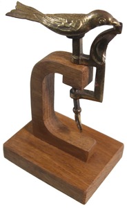 Unmarked: Early Solid Brass "Sewing Bird"