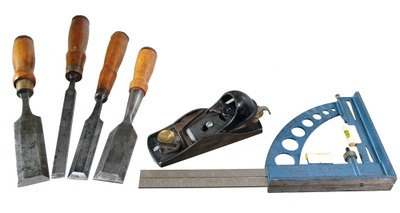Assorted Makers: L;ot Of Clean & Usab Woodworking Tools