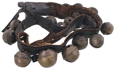 Unmarked: Set Of 20 Brass Sleigh Bells