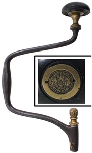 Assorted Makers: Unus. Early Iron Bit Brace