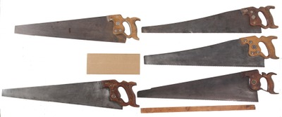 Henry Disston & Sons, Philadelphia, Pennsylvania: Four Clean & Usable Crosscut Saws