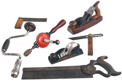 Assorted Makers: Lot Of Clean & Usabl Woodworking Tools