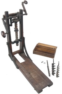 Zacariah C. Phillips, Allegheny City, Pennsylvania: Early Patent Boring Machine