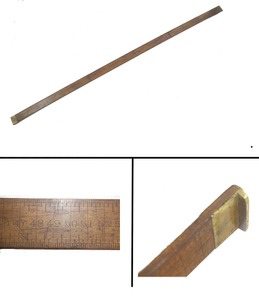Keuffel & Esser Company, New York, New York: Scarce 100" Length Glazier's Rule