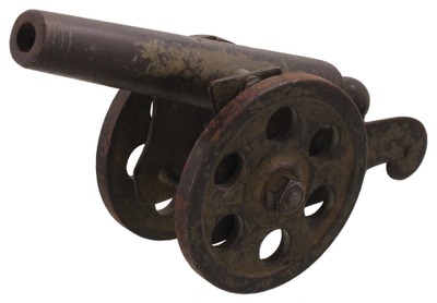 Unmarked: Early Cast Iron Toy Cannon