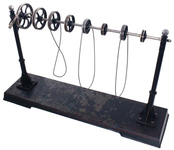 Doll & Company, Nuremberg, Germany: Early 20th C. Over Head Pulley Wheel