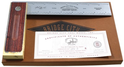 Bridge City Tool Company, Portland, Oregon, No. AS-9 J: Limited Edition Try Square