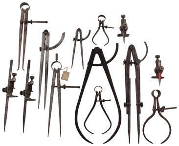 Assorted Makers: Lot Of Early Type Machinists' Tools