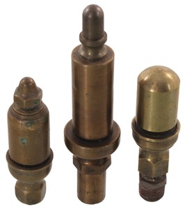 Assorted Makers: Three Peanut Vendor Steam Whistles