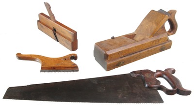 Assorted Makers: Three Early Type Woodworking Tools