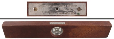 Gibson Plumb & Level Manufacturing Company: Patent Inclinometer Level