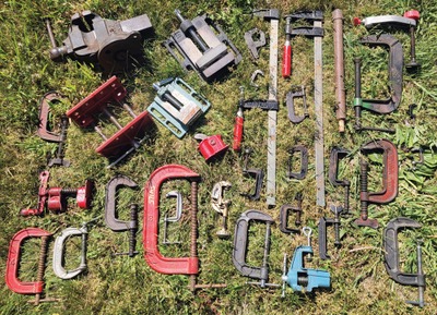 Assorted Makers: Lot Of Assorted Clamps & Vises