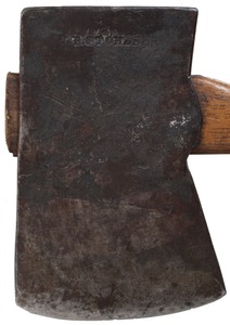J.B. Stohler, Schaefferstown, Pennsylvania: Early Hand Forged Sgl. Bit Felling Axe