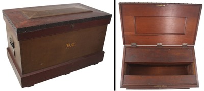 Unmarked: Dovetailed Oak & Cherry Tool Chest
