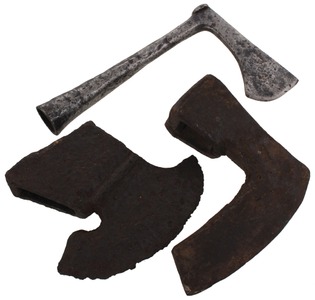 Unmarked: Lot Of Three Early European Axe Heads