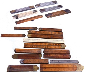 Assorted Makers: Lot Of Assorted Folding Rules