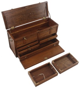 Unmarked: Fancy Early 20th C. Tool Chest
