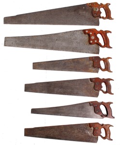 Assorted Makers: Lot Of Crosscut And Rip Saws