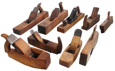 Assorted Makers: Lot Of Asst. Wooden Woodworking Planes